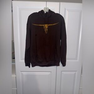 Brooks & Dunn men’s brown oversized hoodie